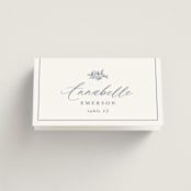 "Close to my Heart" - Place Cards in Twilight Whisper by Design Lotus - Folded with Free Guest Printing