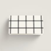 "Classic & Timeless" - Place Cards in Obsidian by Lucrecia Caporale - Folded Back of Card