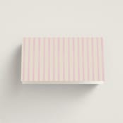 "Whimsical Hand Illustrated Crest" - Place Cards in Peony by Jackie Crawford - Folded Back of Card