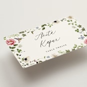 "Ornate" - Place Cards in Peony by Sarah Knight - Detail