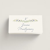 "Meadow Whisper" - Place Cards in Meadow by Petra Kern - Folded with Free Guest Printing