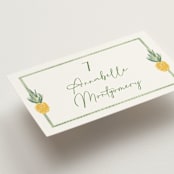 "Tropical Dreams" - Place Cards in Jungle by Petra Kern - Detail