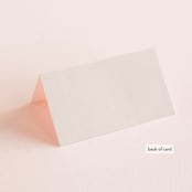 "Eleanor" - Place Cards in Rose by Creative Parasol - Folded Back of Card