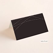 "Lavish" - Place Cards in Chalkboard by Design Lotus - Folded Back of Card