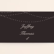 "Lavish" - Place Cards in Chalkboard by Design Lotus - Detail