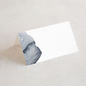 "Blueridge" - Place Cards in Ocean by Leah Bisch - Blank front