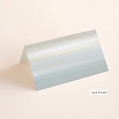"Grounded in Love" - Place Cards in Porcelain by Nicole Walsh - Folded Back of Card