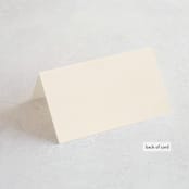"Meander" - Place Cards in Obsidian by Kaydi Bishop - Folded Back of Card