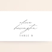 "Margot" - Place Cards in Midnight by Lauren Chism - Detail