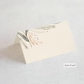 "Unity" - Place Cards in Burnt Sienna by Jen Owens - Folded Back of Card
