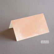 "Swept" - Place Cards in Blush by Snow and Ivy - Folded Back of Card