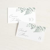 "Gilded Woodland" - Place Cards in Fern by Kristie Kern - Front with Free Guest Printing