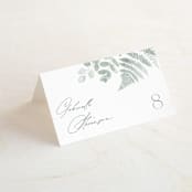 "Gilded Woodland" - Place Cards in Fern by Kristie Kern - Folded with Free Guest Printing