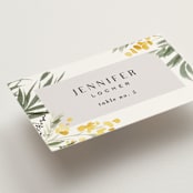 "mimosa" - Place Cards in Dandelion by Everett Paper Goods - Detail