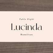 "SoHo" - Place Cards in Blush by Hudson meet Rose - Detail