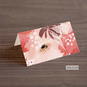 "autumn fest" - Place Cards in Autumn by Phrosné Barwood - Folded Back of Card