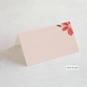 "Sawyer" - Place Cards in Cloisonné by Melanie Kosuge - Folded Back of Card