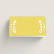 "Pretty Picado" - Place Cards in Sunshine by Jessie Steury - Blank front