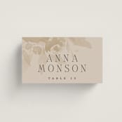 "City Center" - Place Cards in Cotton by Erin L. Wilson - Front with Free Guest Printing