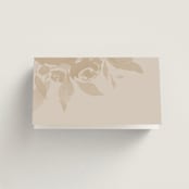 "City Center" - Place Cards in Cotton by Erin L. Wilson - Blank front