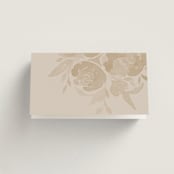 "City Center" - Place Cards in Cotton by Erin L. Wilson - Folded Back of Card