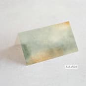 "We Walk Together" - Place Cards in Evergreen by Petra Kern - Folded Back of Card