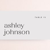 "Align" - Place Cards in Linen by JoAnn Jinks - Detail