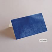 "Poppies" - Place Cards in Klein by Pati Cascino - Folded Back of Card
