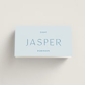 "Juniper" - Place Cards in Capri by Blustery August - Folded with Free Guest Printing