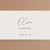 "Happily Ever After" - Place Cards in Buff by Sara Hicks Malone - Detail