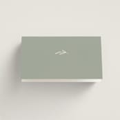 "Soft Arch" - Place Cards in Sage by Erica Krystek - Blank front