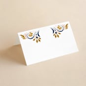 "modern folk" - Place Cards in Blush by GeekInk Design - Blank front