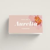 "July Garden" - Place Cards in Petal by Olivia Kanaley Inman - Folded with Free Guest Printing