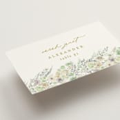 "Floral Arch" - Place Cards in Greenery by Phrosné Barwood - Detail