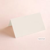 "Wavy" - Place Cards in Jet by Jen Owens - Folded Back of Card