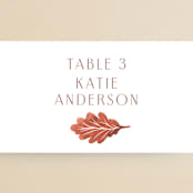 "Watercolor Fallen Leaves" - Place Cards in Copper by Katharine Watson - Detail