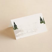 "Into the Forest" - Place Cards in Cream by Alethea and Ruth - Blank front