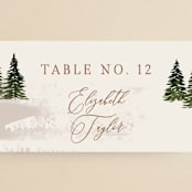 "Into the Forest" - Place Cards in Cream by Alethea and Ruth - Detail