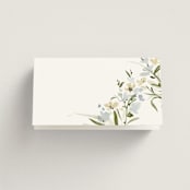 "Fleur" - Place Cards in Lily by Everett Paper Goods - Blank front