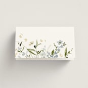 "Fleur" - Place Cards in Lily by Everett Paper Goods - Folded Back of Card
