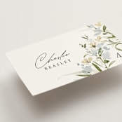 "Fleur" - Place Cards in Lily by Everett Paper Goods - Detail