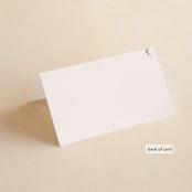 "Wildflower Wreath" - Place Cards in Sky by Grace Kreinbrink - Folded Back of Card