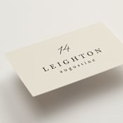 "Scripted Names" - Place Cards in Ecru by Hooray Creative - Detail