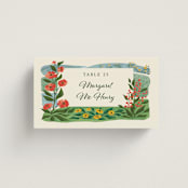 "Farm and Field" - Place Cards in Barn by Paper Sun Studio - Front with Free Guest Printing