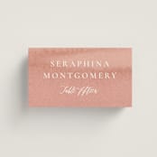 "Summer Garden" - Place Cards in Garden Rose by Wildfield Paper Co - Front with Free Guest Printing