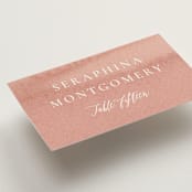 "Summer Garden" - Place Cards in Garden Rose by Wildfield Paper Co - Detail