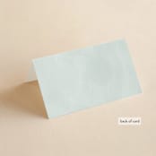 "Delicate Garden" - Place Cards in Wildflower by Ashley DeMeyere - Folded Back of Card