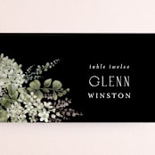 "A Wedding in the Garden" - Place Cards in Charcoal by Chris Griffith - Detail