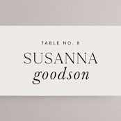 "Apropos" - Place Cards in Au Lait by Design Lotus - Detail