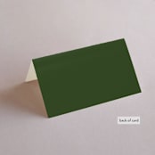 "Ornate" - Place Cards in Sage by Jen Owens - Folded Back of Card